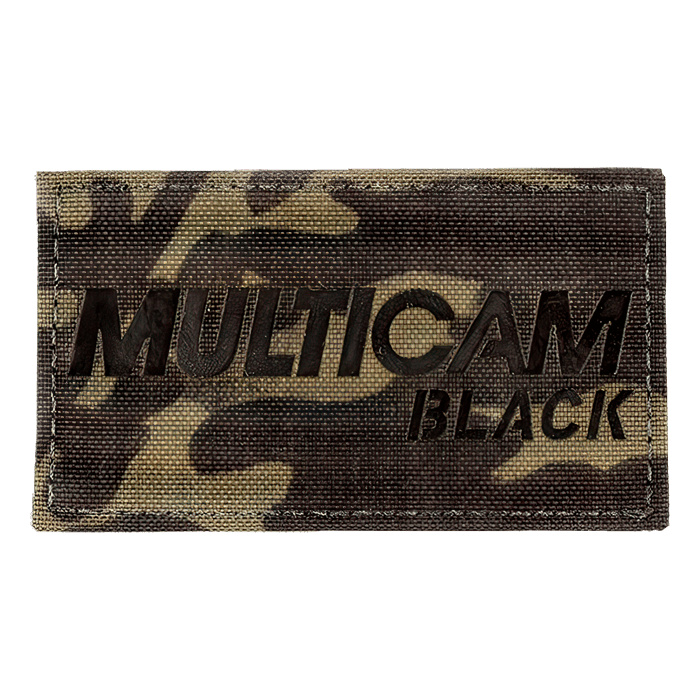 3M Logo Patch MultiCam Black with black text