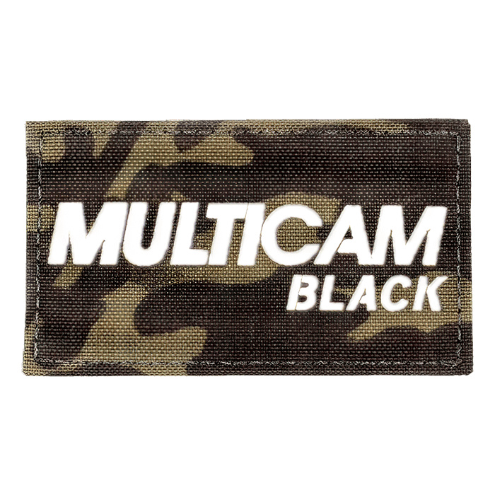 3M Logo Patch MultiCam Black with white text