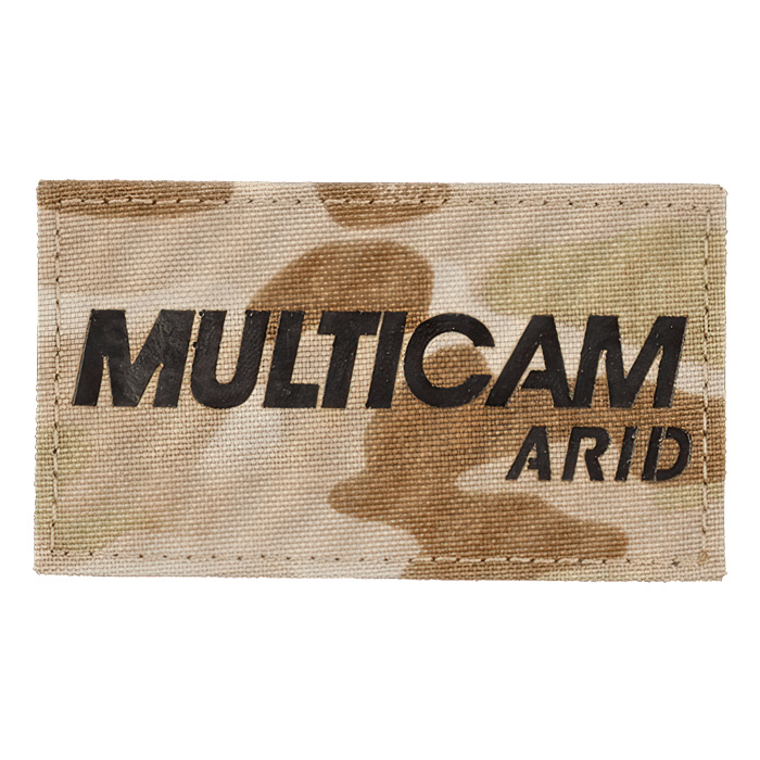 3M Logo Patch MultiCam Arid with black text
