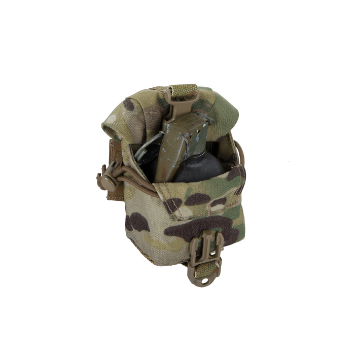 Shown with frag grenade
