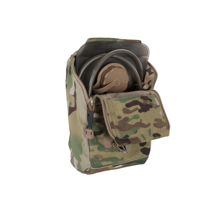 Shown with hydration bladder