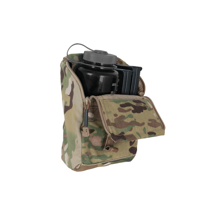 Shown with water bottle and mags