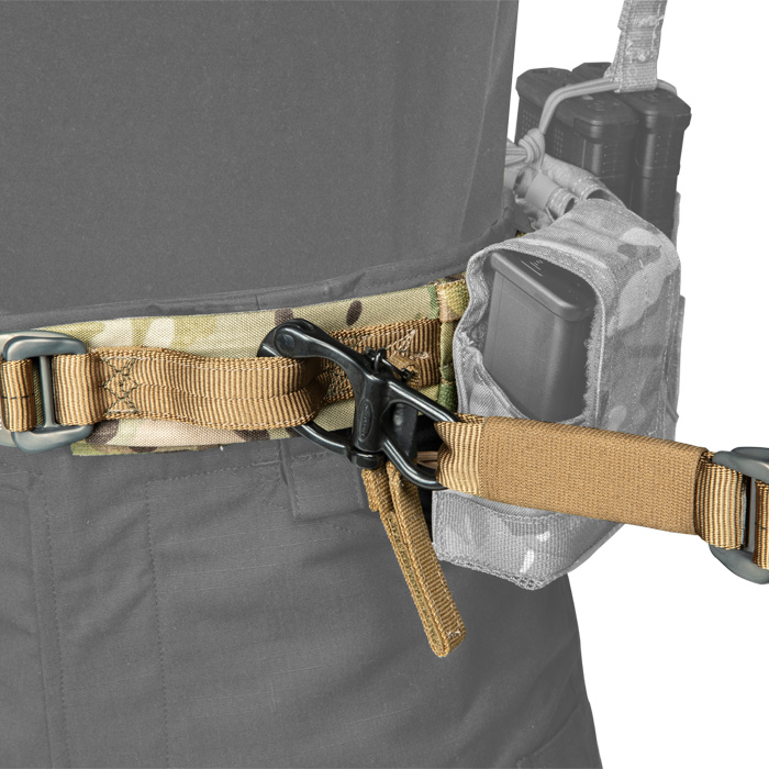 LOAD BEARING FRONT ANCHOR LOOP FOR EASY ACCESS LANYARD ATTACHMENT