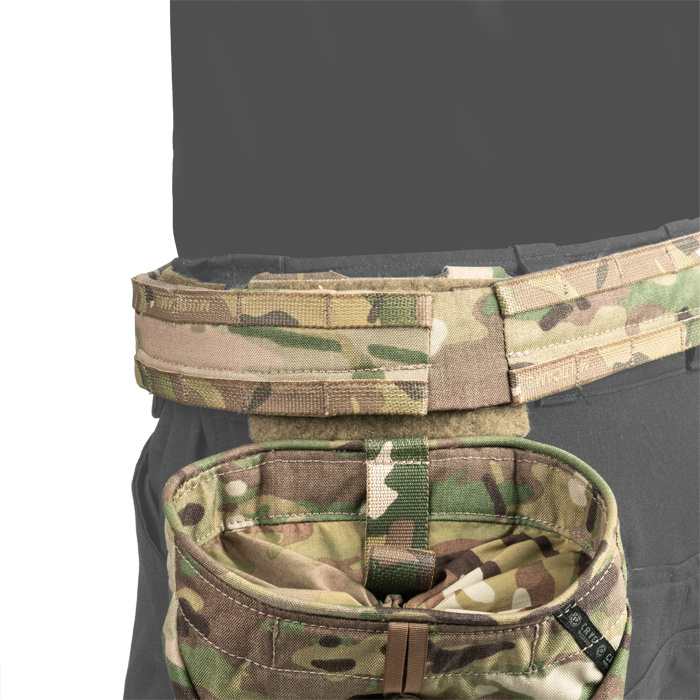 Velcro drop configuration