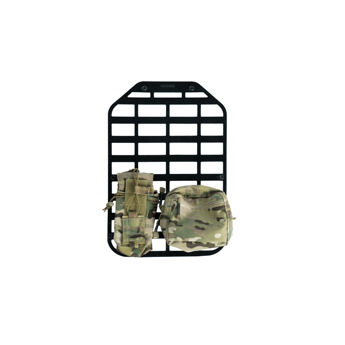 Shown with pouches attached