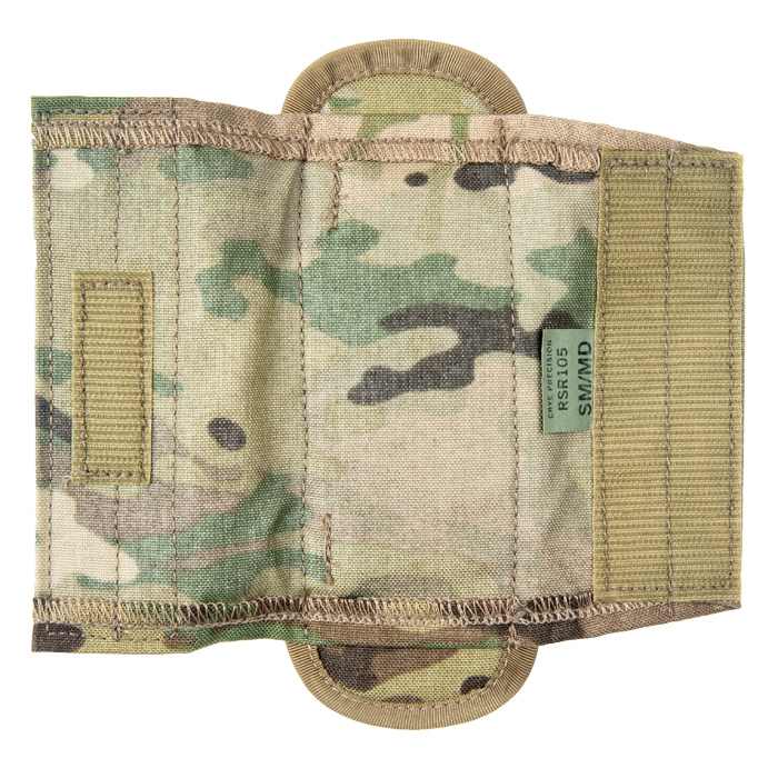 Inside Velcro hook lock pads into place