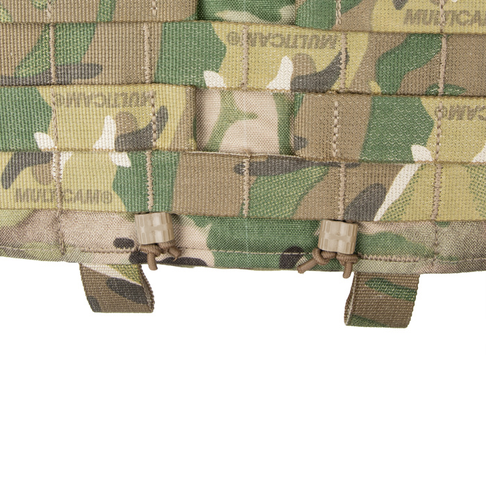 Low profile grab handles for easy doffing