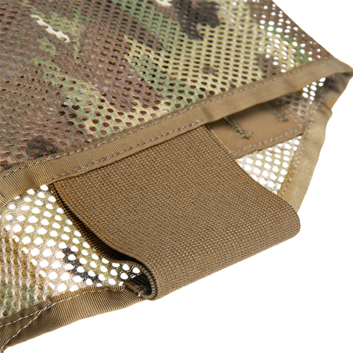 Heavy duty 3" elastic in rear allows from various plate thickness fit
