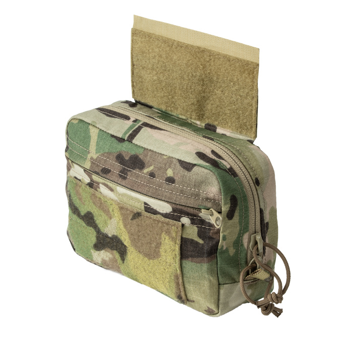 Top 3x5 inch Velcro flap attachment point for connection to vest