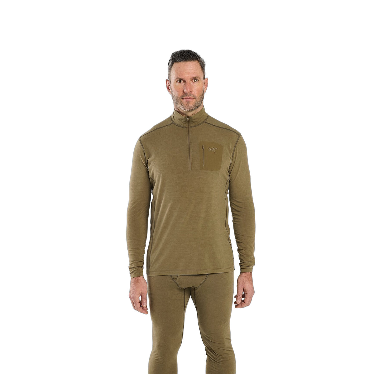 Cold WX Zip Neck AR Wool Crocodile Full Body
