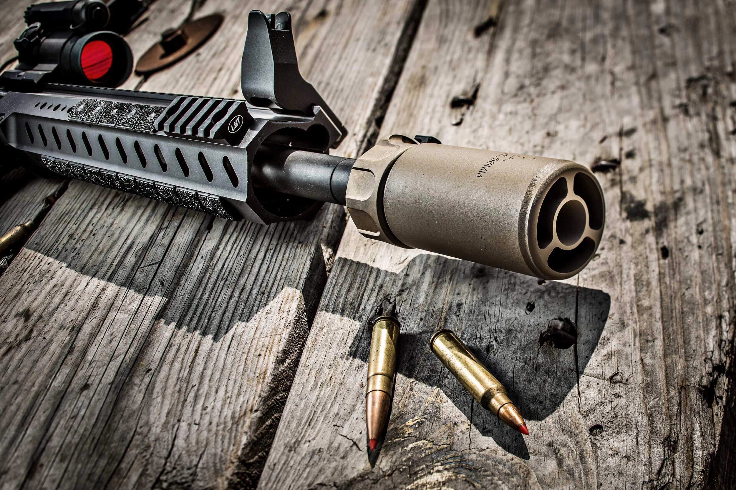 実物 Surefire WARDEN Muzzle Black サプレッサー