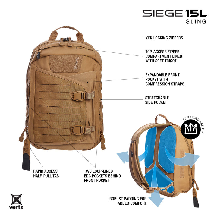 Vertx Siege 15L Tactical Sling