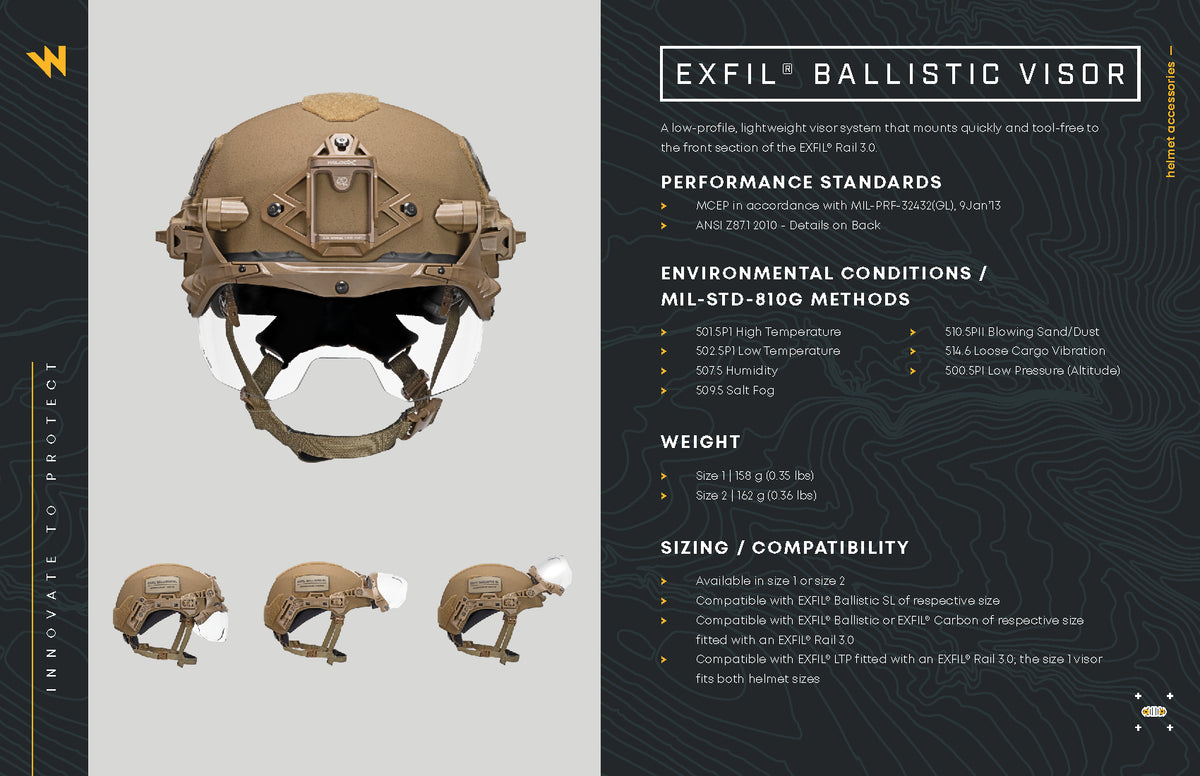 Team Wendy EXFIL Ballistic Visor - Broad Arrow Tactical