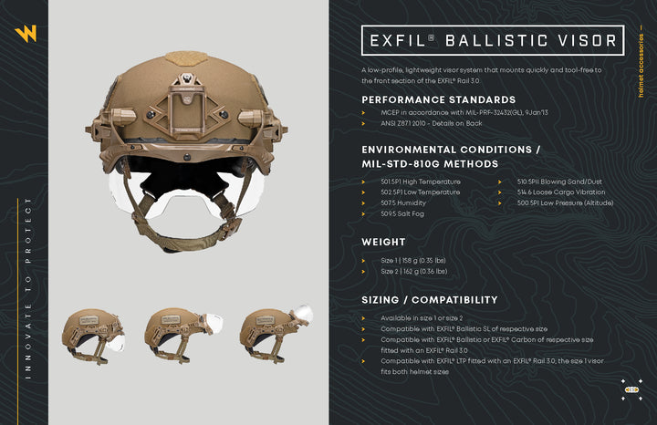 Team Wendy EXFIL Ballistic Visor - Broad Arrow Tactical