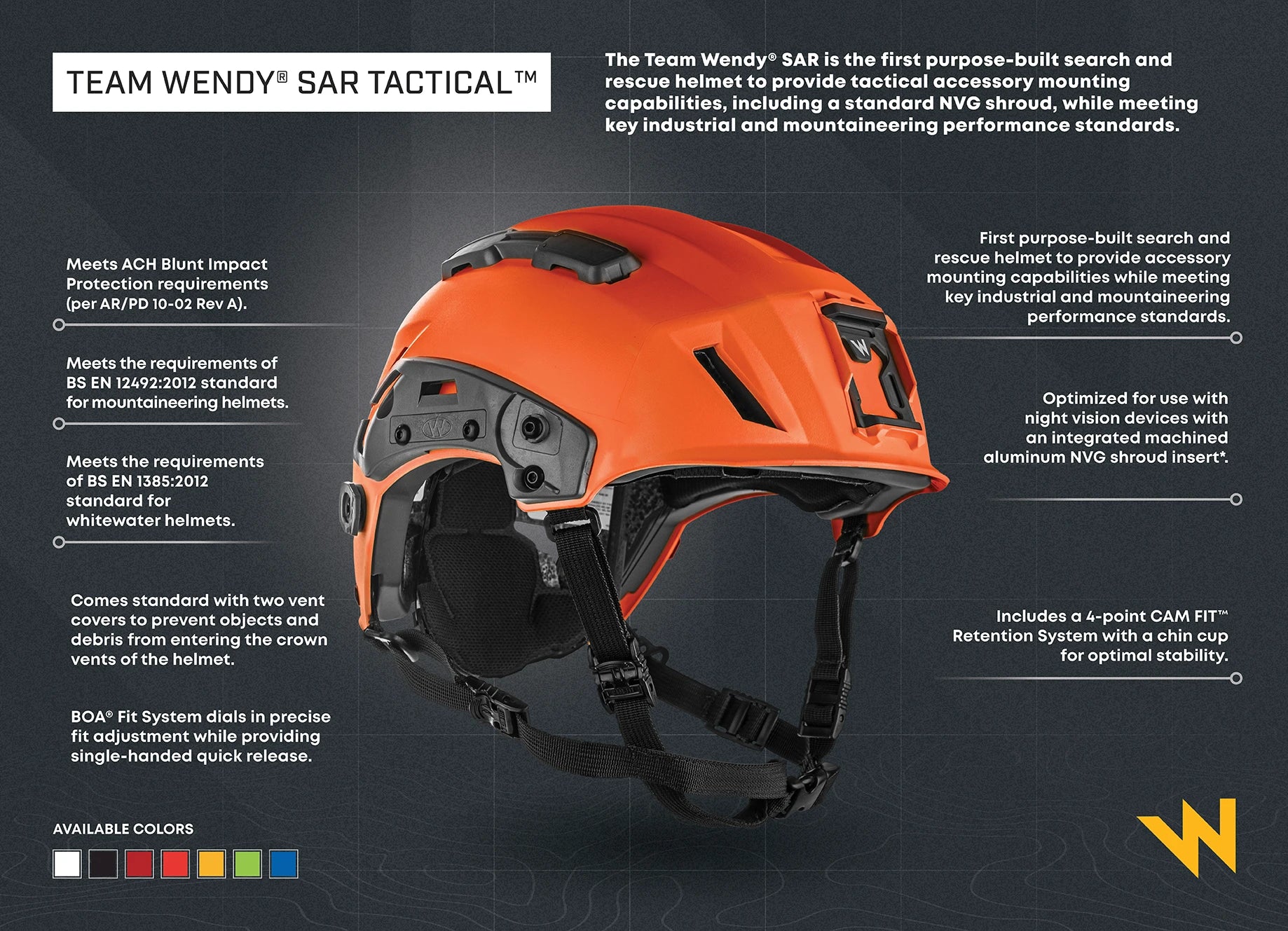 Team Wendy EXFIL SAR Tactical Helmet - Broad Arrow Tactical