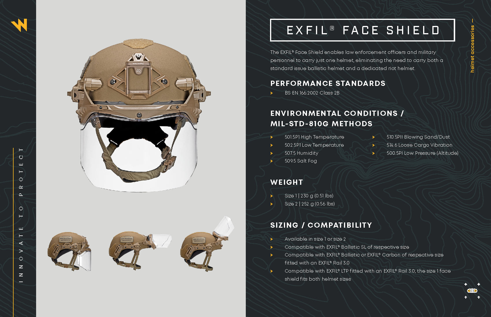 Team Wendy EXFIL Face Shield - Broad Arrow Tactical