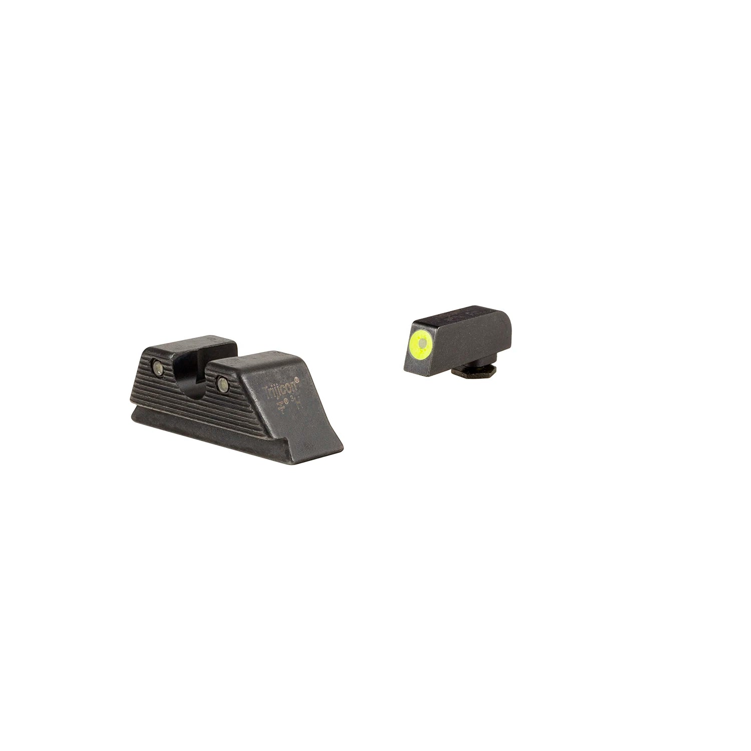 Trijicon Yellow HD Night Sights - Glock Standard Frames (MOS) - Broad Arrow Tactical