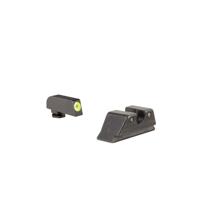 Trijicon Yellow HD Night Sights - Glock Standard Frames (MOS) - Broad Arrow Tactical
