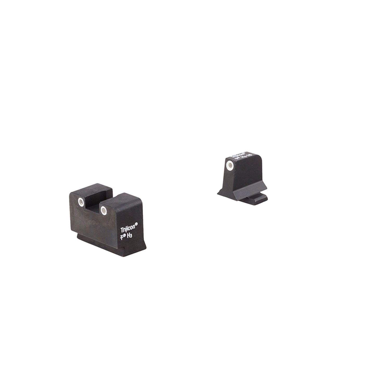 Trijicon Dual Defence Kit RMR Type 2 Sight Adjustable LED 3.25 MOA Red Dot With Bright & Tough Night Sight Suppressor Set Glock White