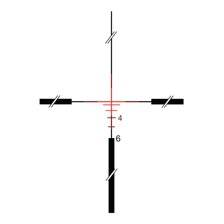 Trijicon Sniper Grey ACOG 4x32 Red Dual Illuminated .223 / 5.56 Crosshair Reticle - Broad Arrow Tactical