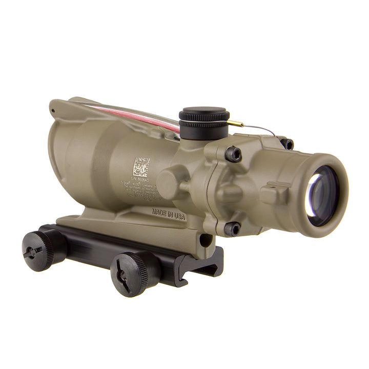 Trijicon FDE ACOG 4x32 Red Dual Illuminated .223 / 5.56 Crosshair Reticle - Broad Arrow Tactical