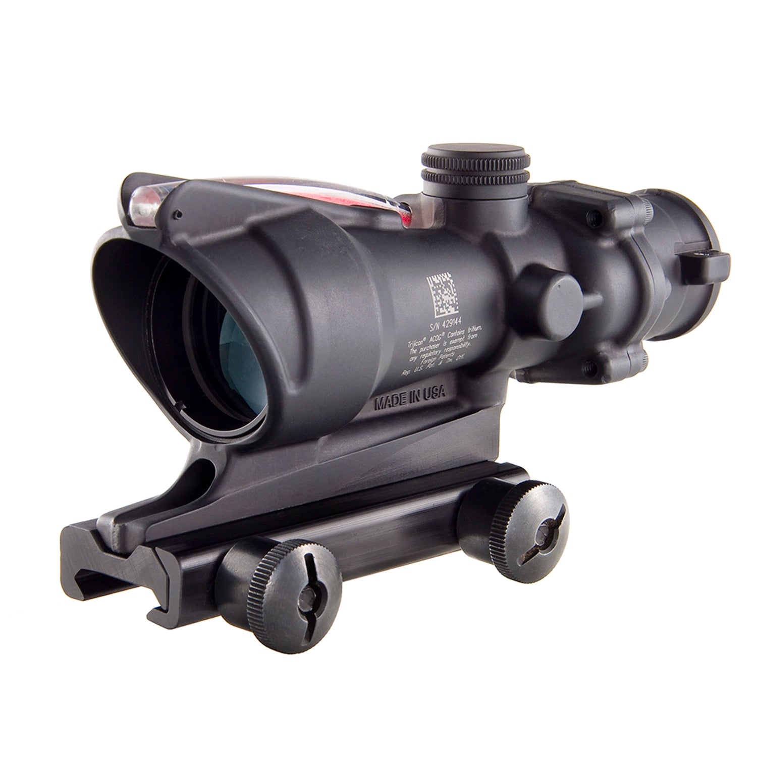 Trijicon 4x32 BAC ACOG, Red Dual Illuminated Crosshair 300BLK DBC Reticle