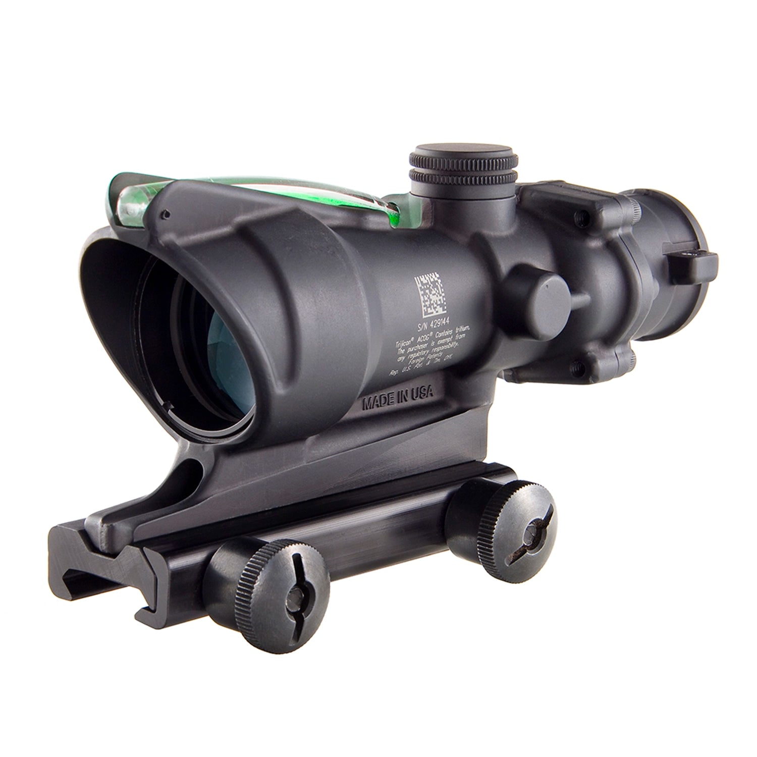 Trijicon 4x32 BAC ACOG, Green Dual Illuminated Crosshair 300BLK DBC Reticle