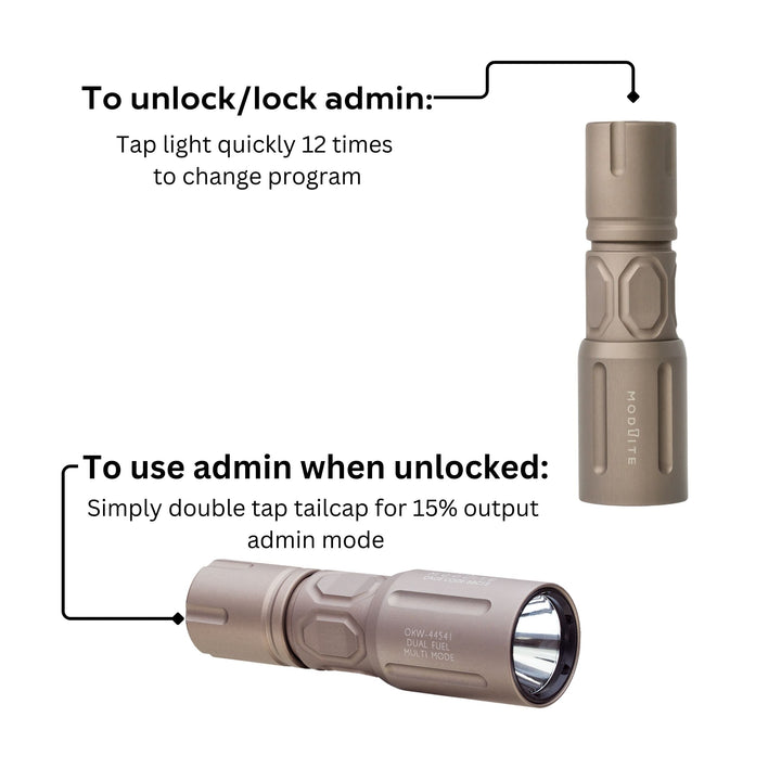 Modlite Multi Mode Handheld Plhv3 18650 Light Package