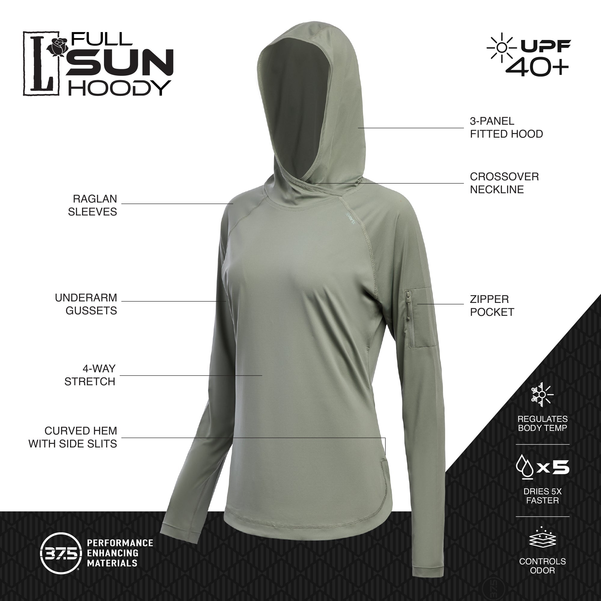 Vertx Lena Full Sun Hoody