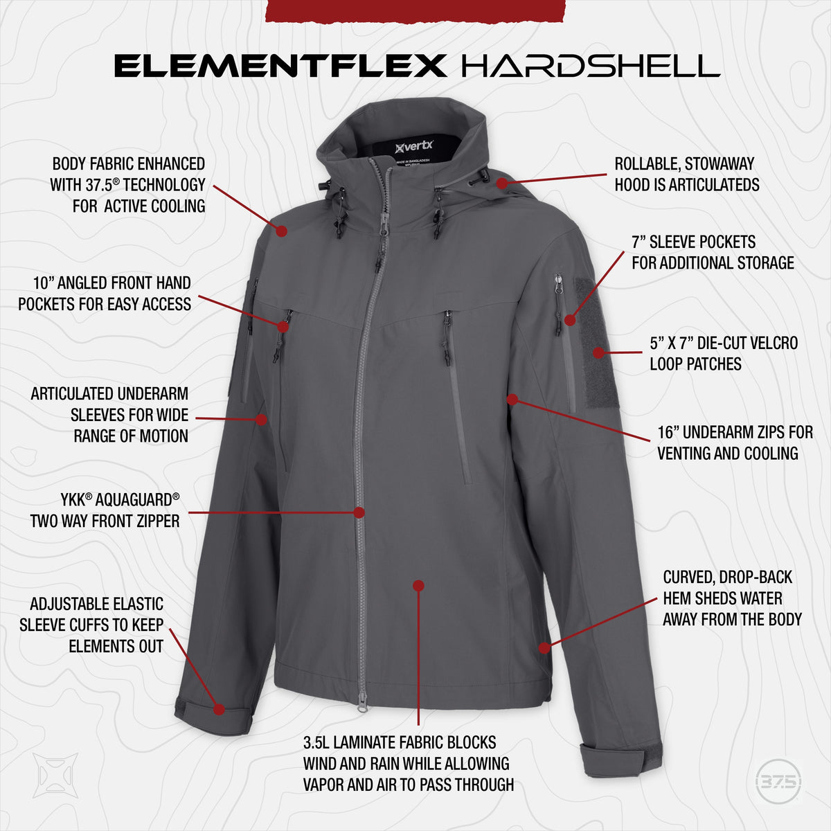 Vertx Elementflex Hardshell Jacket