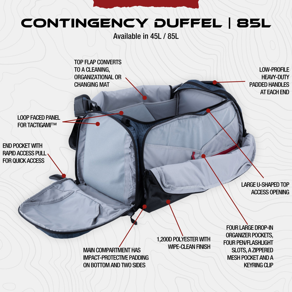 Vertx Contingency Duffel 85L