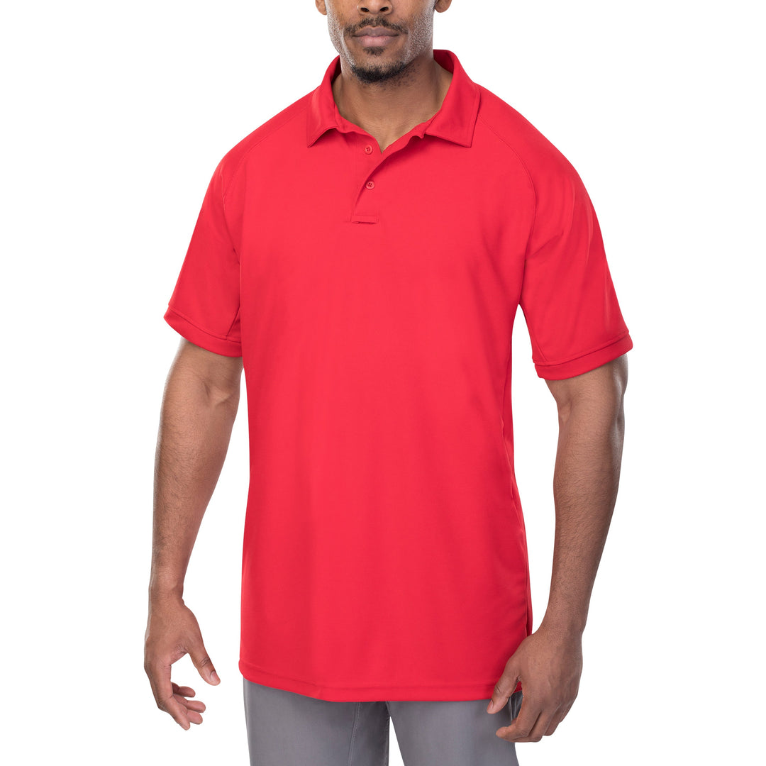 Vertx Men S Heatshield Short Sleeve Polo F K A Coldblack