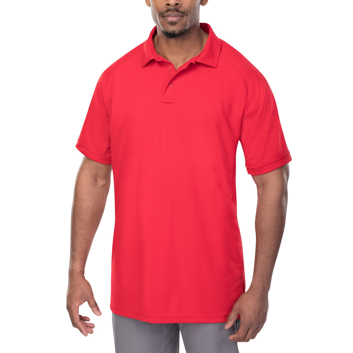 Vertx Men S Heatshield Short Sleeve Polo F K A Coldblack