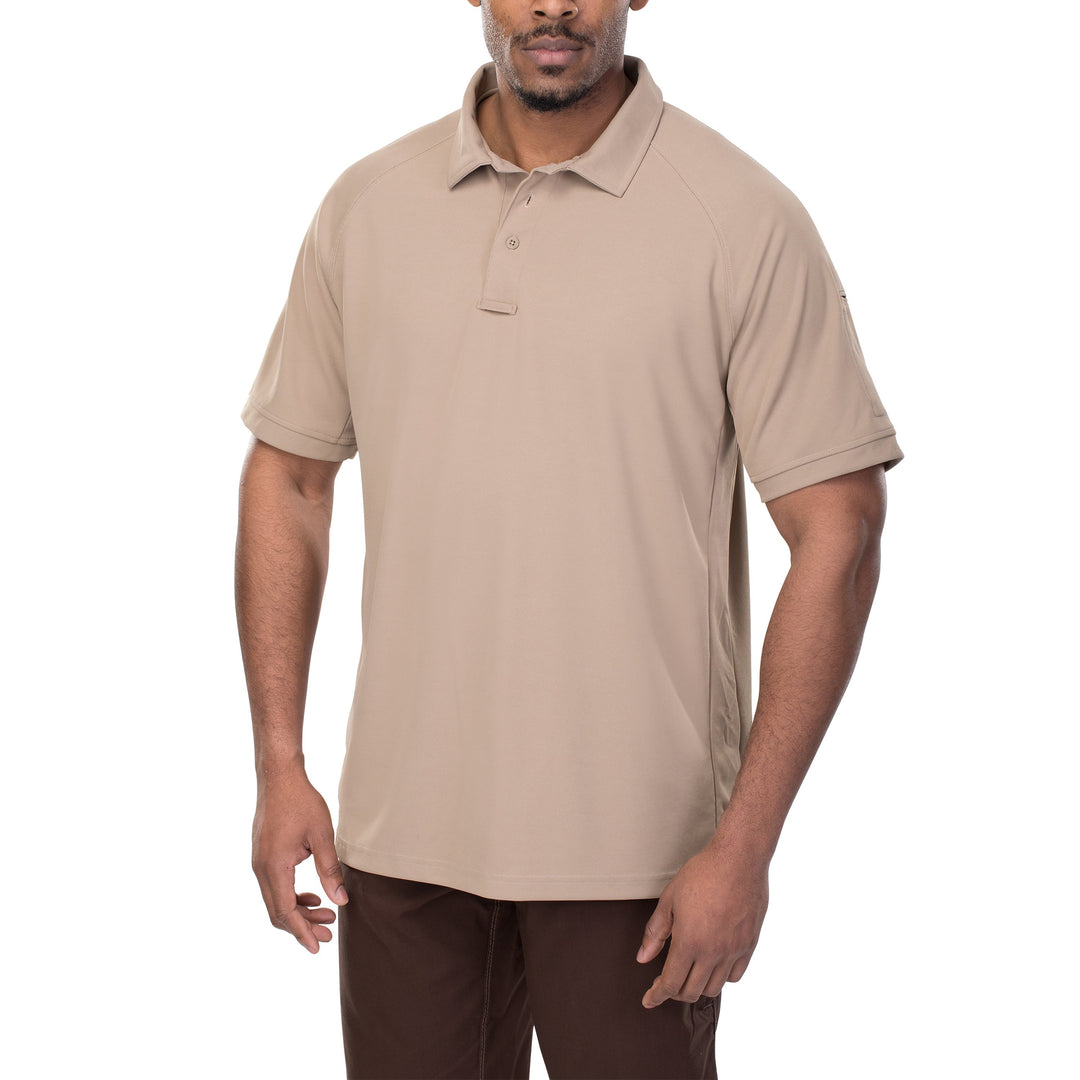 Vertx Men S Heatshield Short Sleeve Polo F K A Coldblack