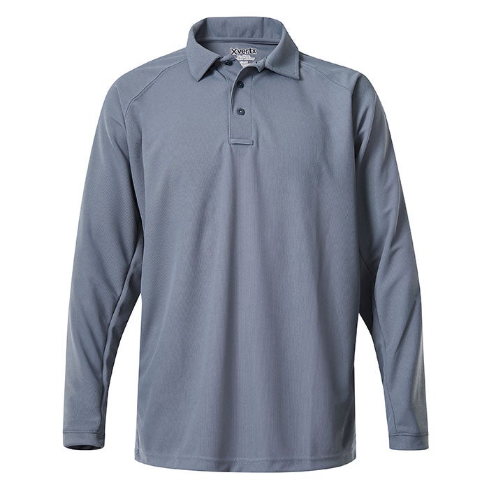 Vertx Men S Heatshield Long Sleeve Polo F K A Coldblack