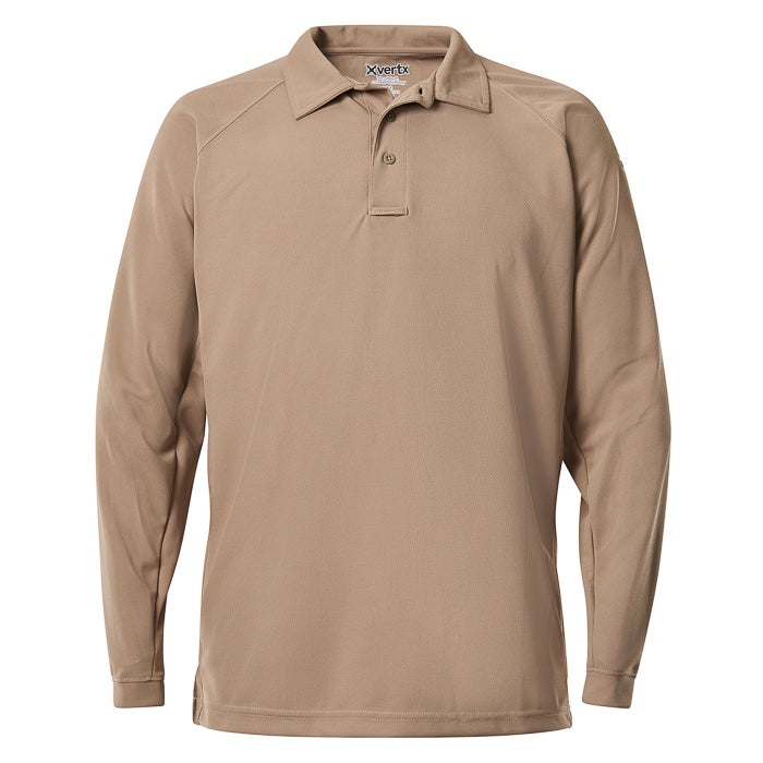 Vertx Men S Heatshield Long Sleeve Polo F K A Coldblack