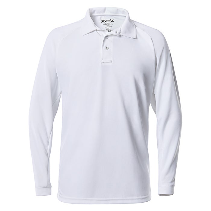 Vertx Men S Heatshield Long Sleeve Polo F K A Coldblack