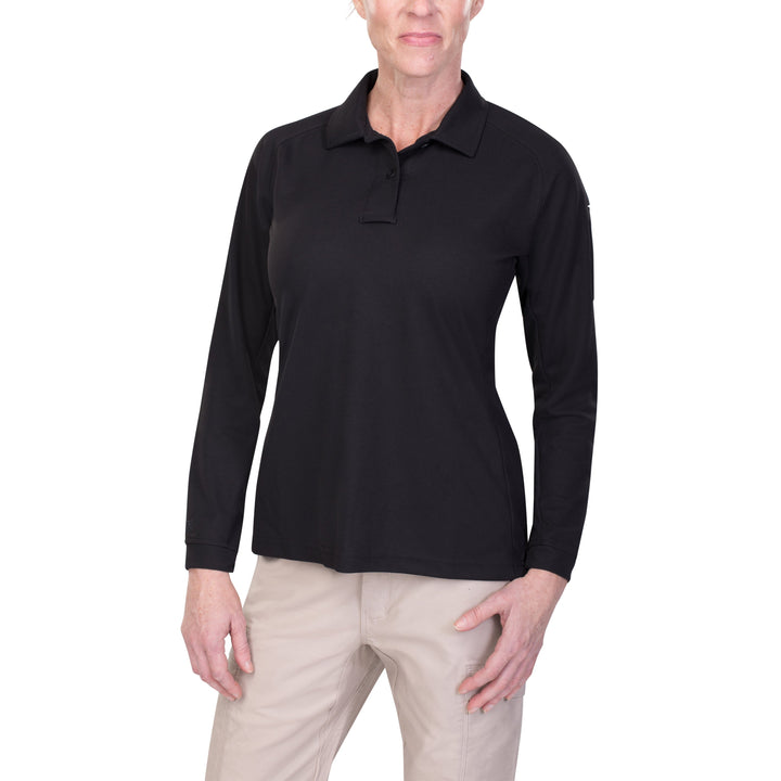 Vertx Women S Heatshield Long Sleeve Polo F K A Coldblack