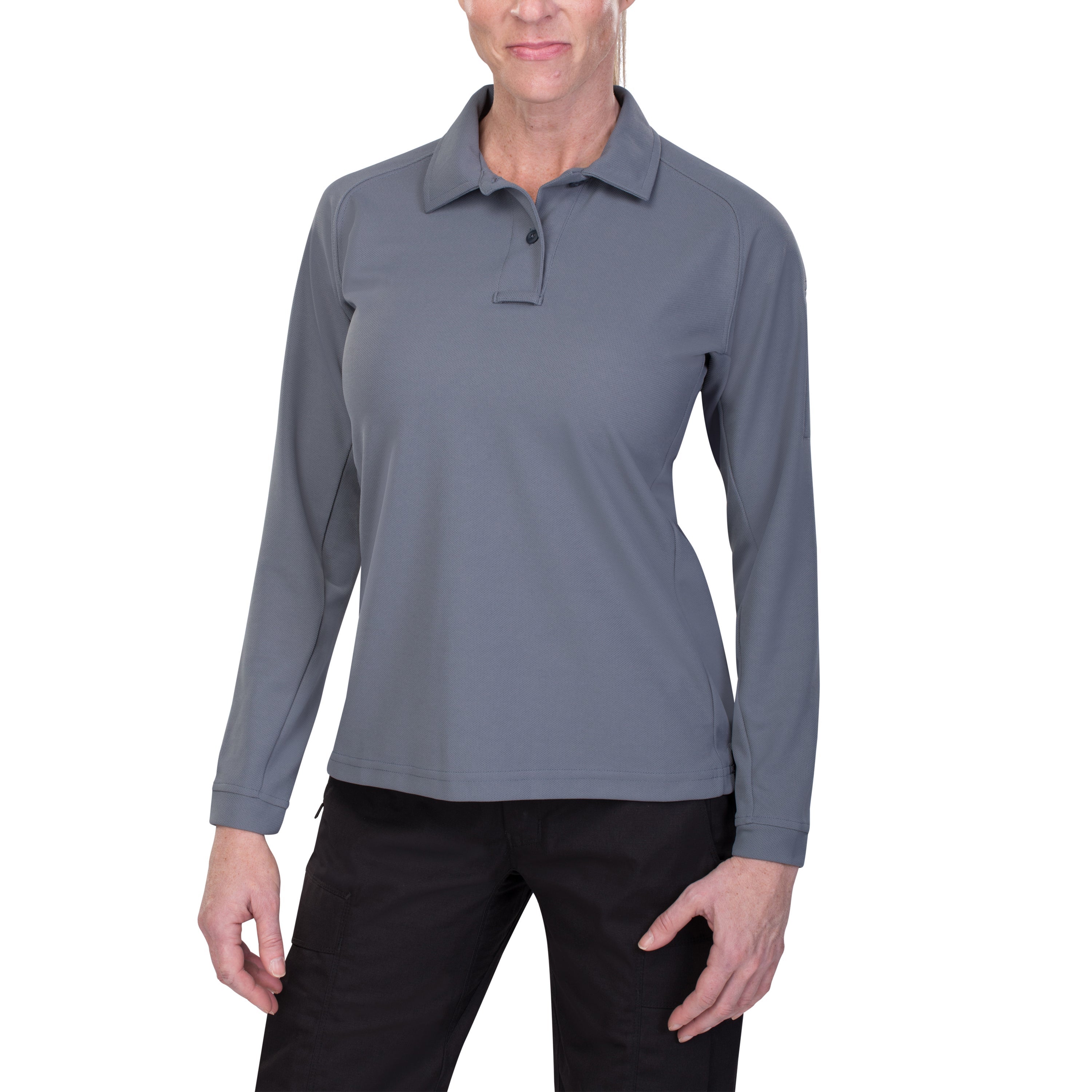 Vertx Women S Heatshield Long Sleeve Polo F K A Coldblack