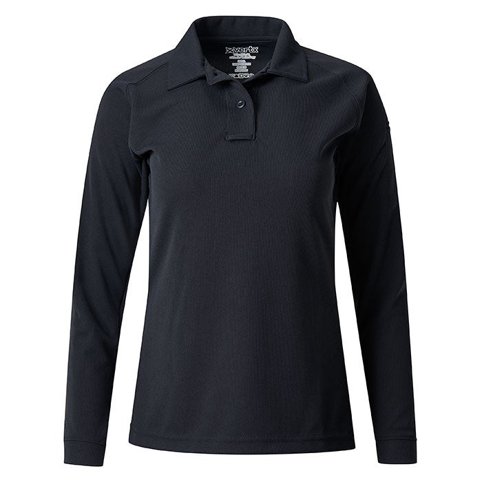 Vertx Women S Heatshield Long Sleeve Polo F K A Coldblack