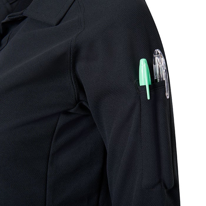Vertx Women S Heatshield Long Sleeve Polo F K A Coldblack