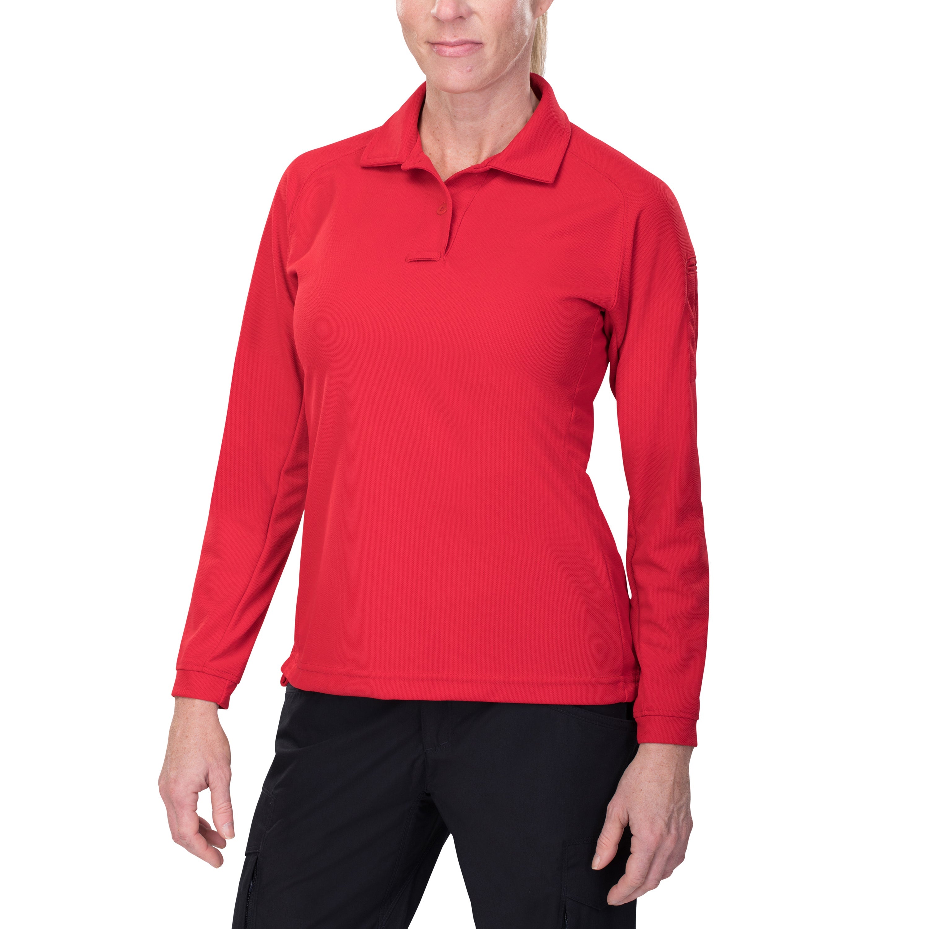Vertx Women S Heatshield Long Sleeve Polo F K A Coldblack