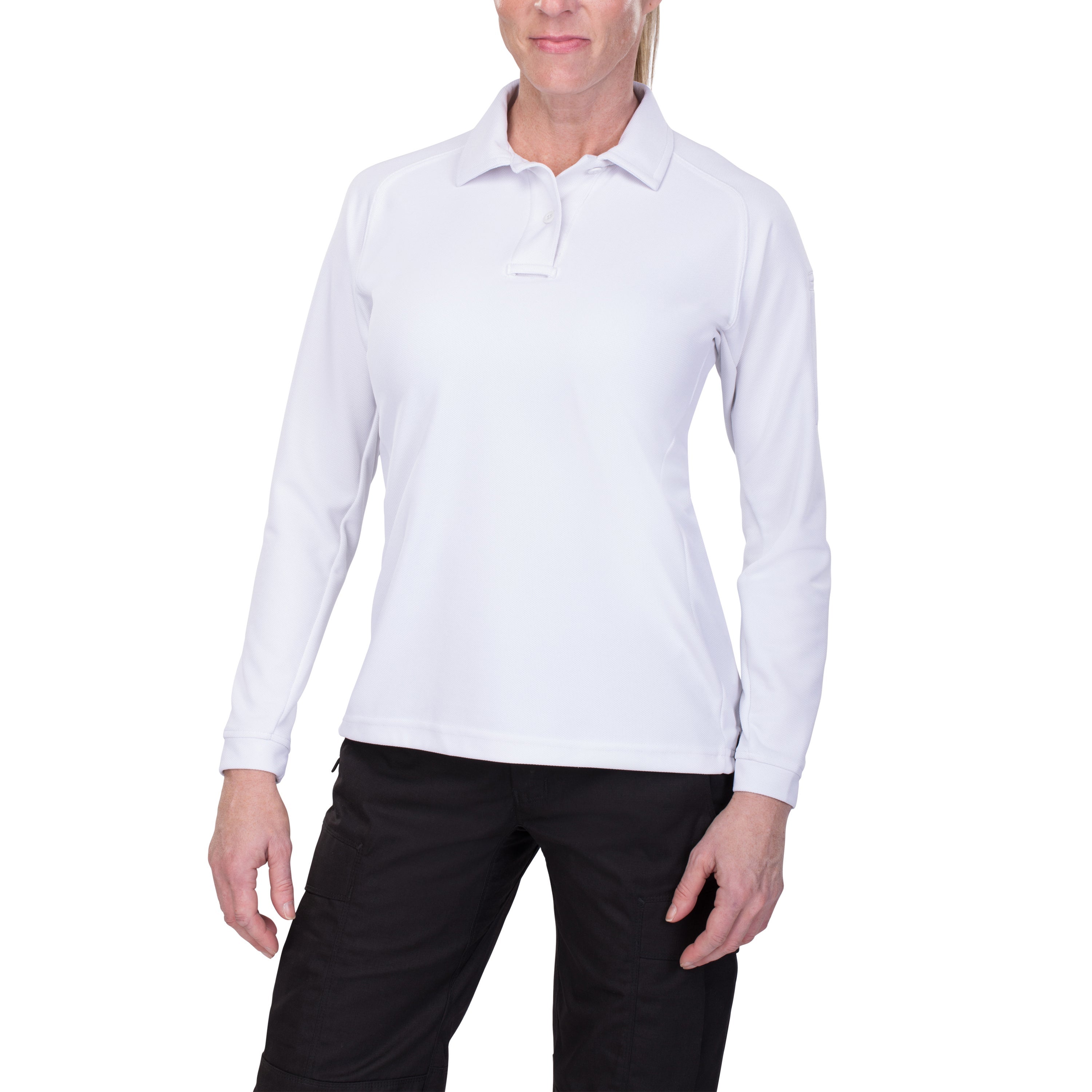 Vertx Women S Heatshield Long Sleeve Polo F K A Coldblack
