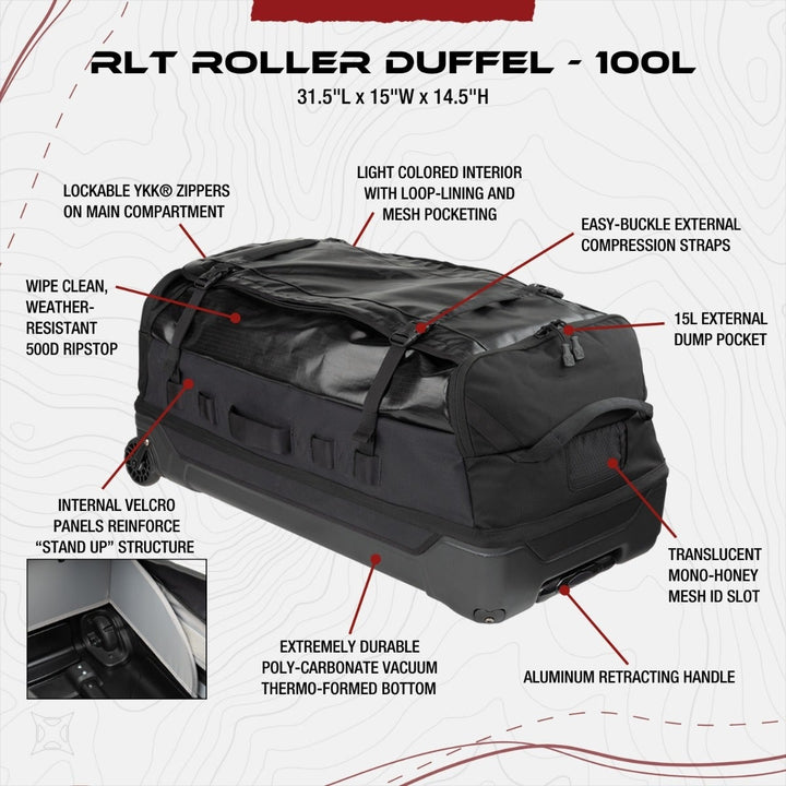 Vertx Rlt 100L Duffel Bag Roller