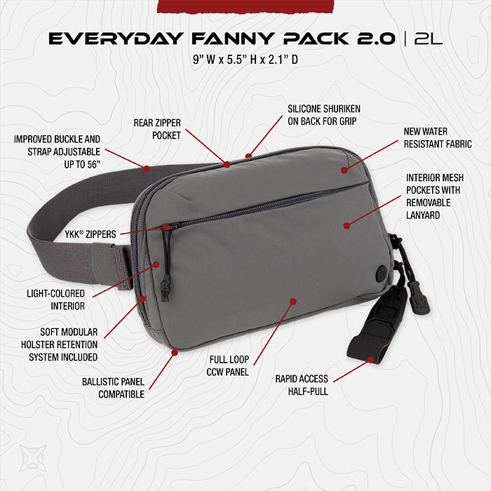 Vertx Everyday Fanny Pack 2.0