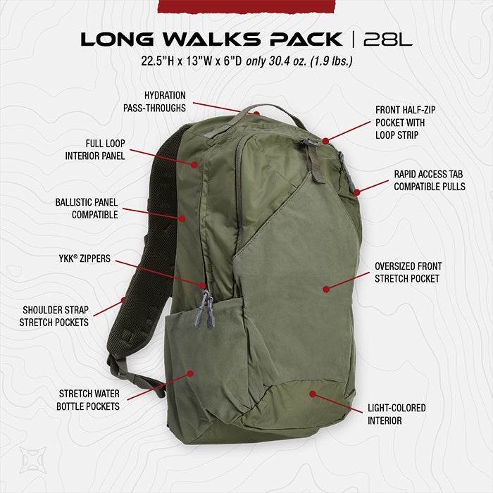 Vertx Long Walks Pack 28L