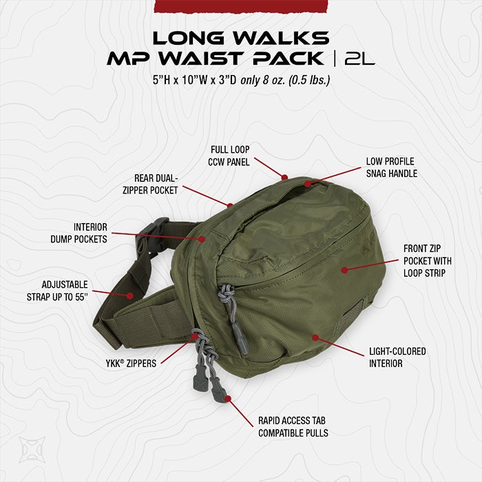 Vertx Long Walks Multipurpose Waist Pack