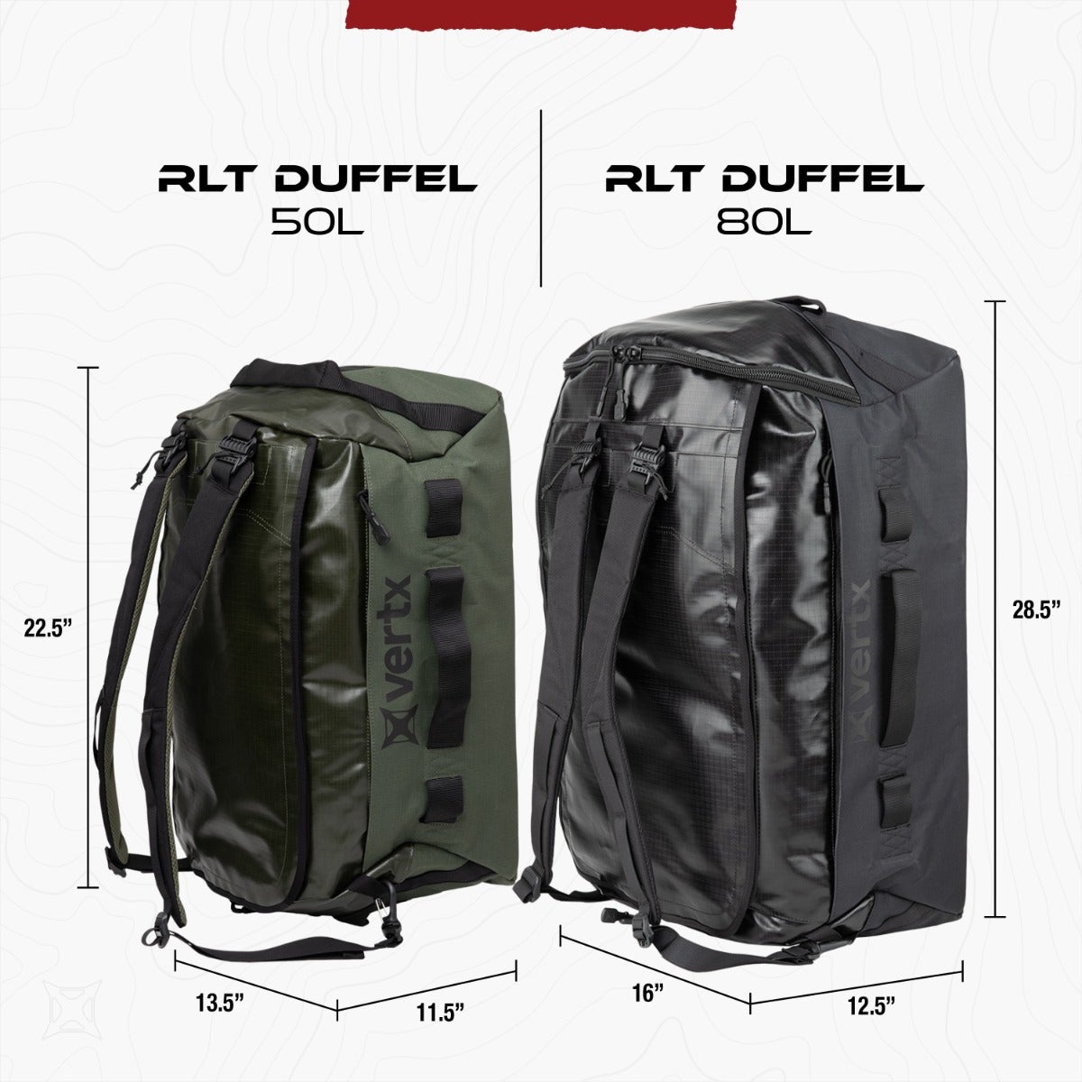 Vertx Rlt 80L Duffel Bag
